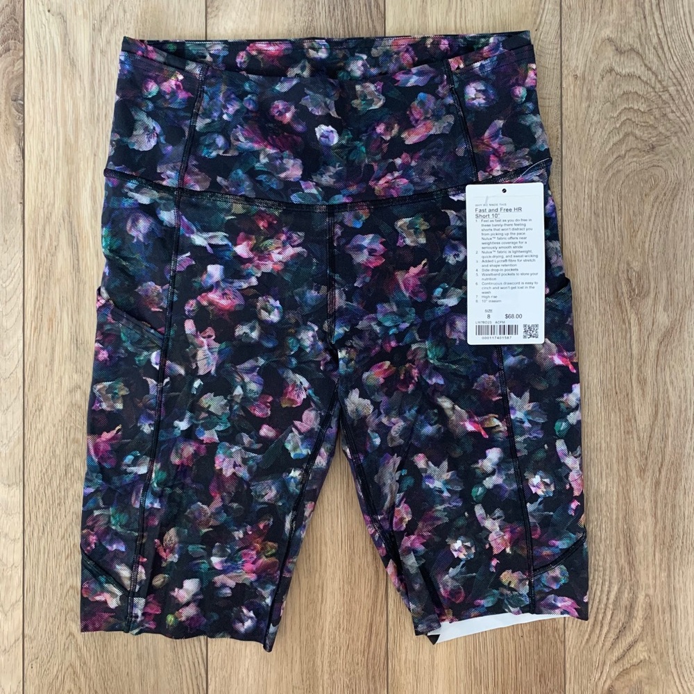 Lululemon BNWT Fast and Free HR shirts, 8!